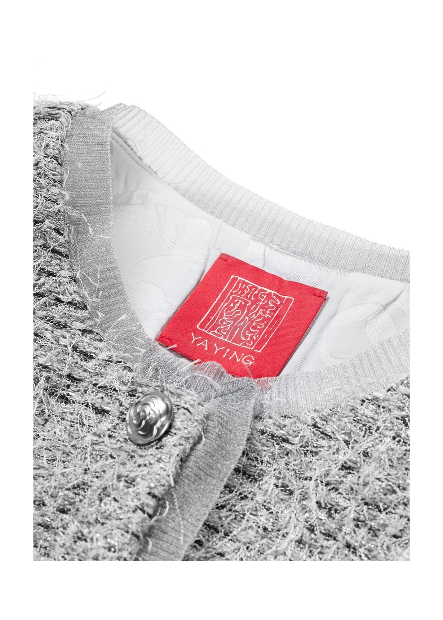 Parisian-style Boucle Jacket | Grey