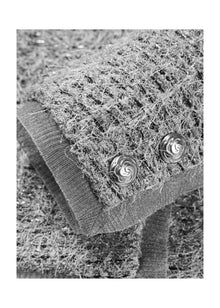 Parisian-style Boucle Jacket | Grey
