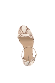 The Pashionista | Ivory Snakeskin Flat