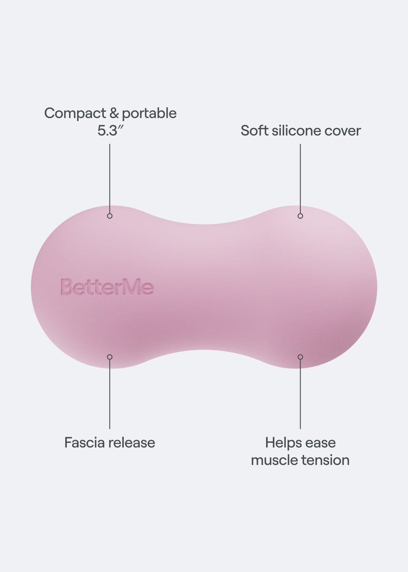 Peanut Massage Ball | Raspberry Pink