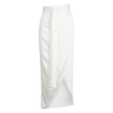 Ivory Wrap Midi Skirt | Ivory