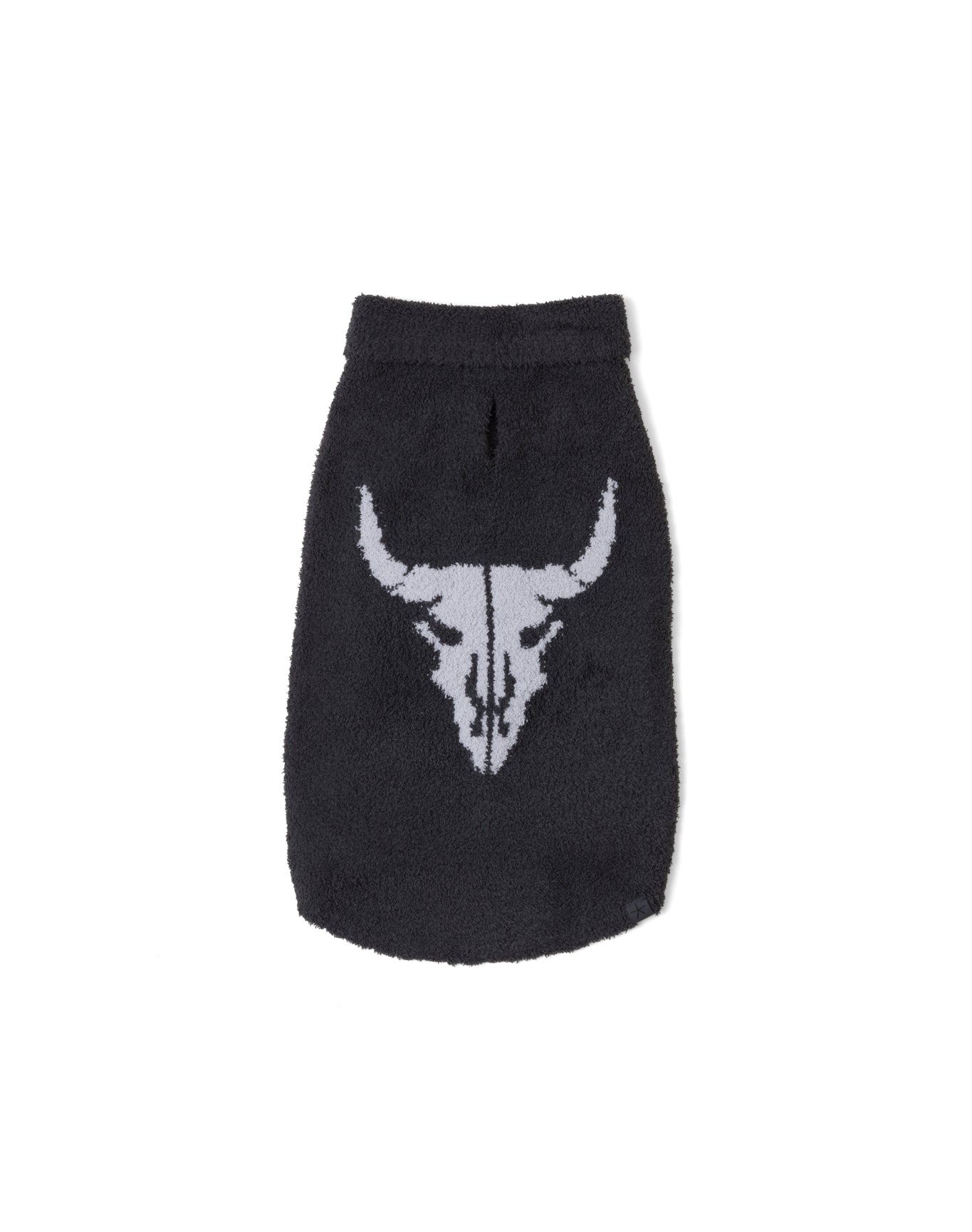 Pet | Cozychic Longhorn Skull Sweater | Carbon-Oyster