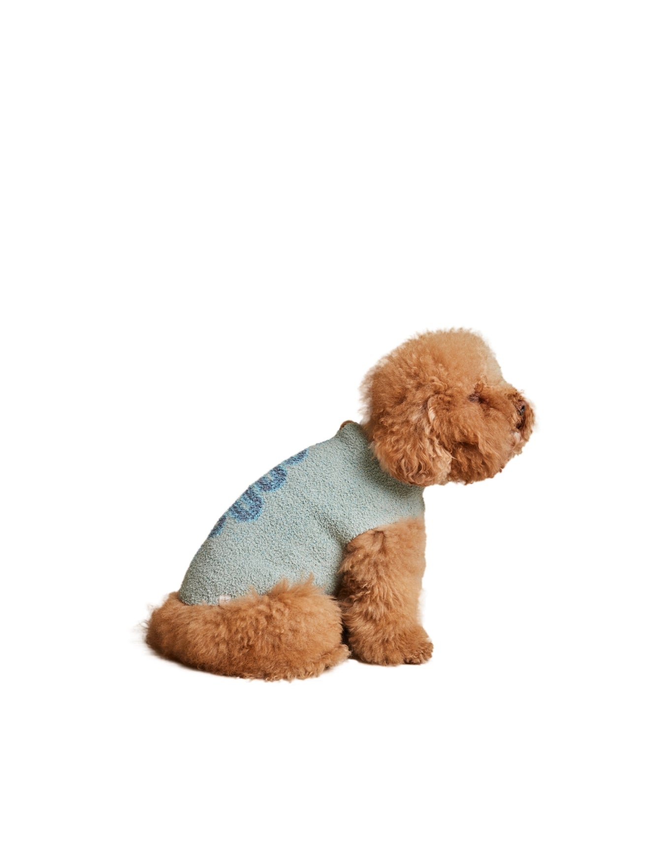 Pet | Cozychic Snake Sweater | Meadow Green Multi