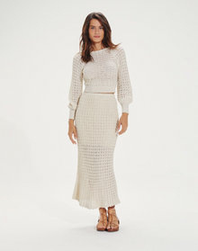 Petra Midi Skirt | Off White