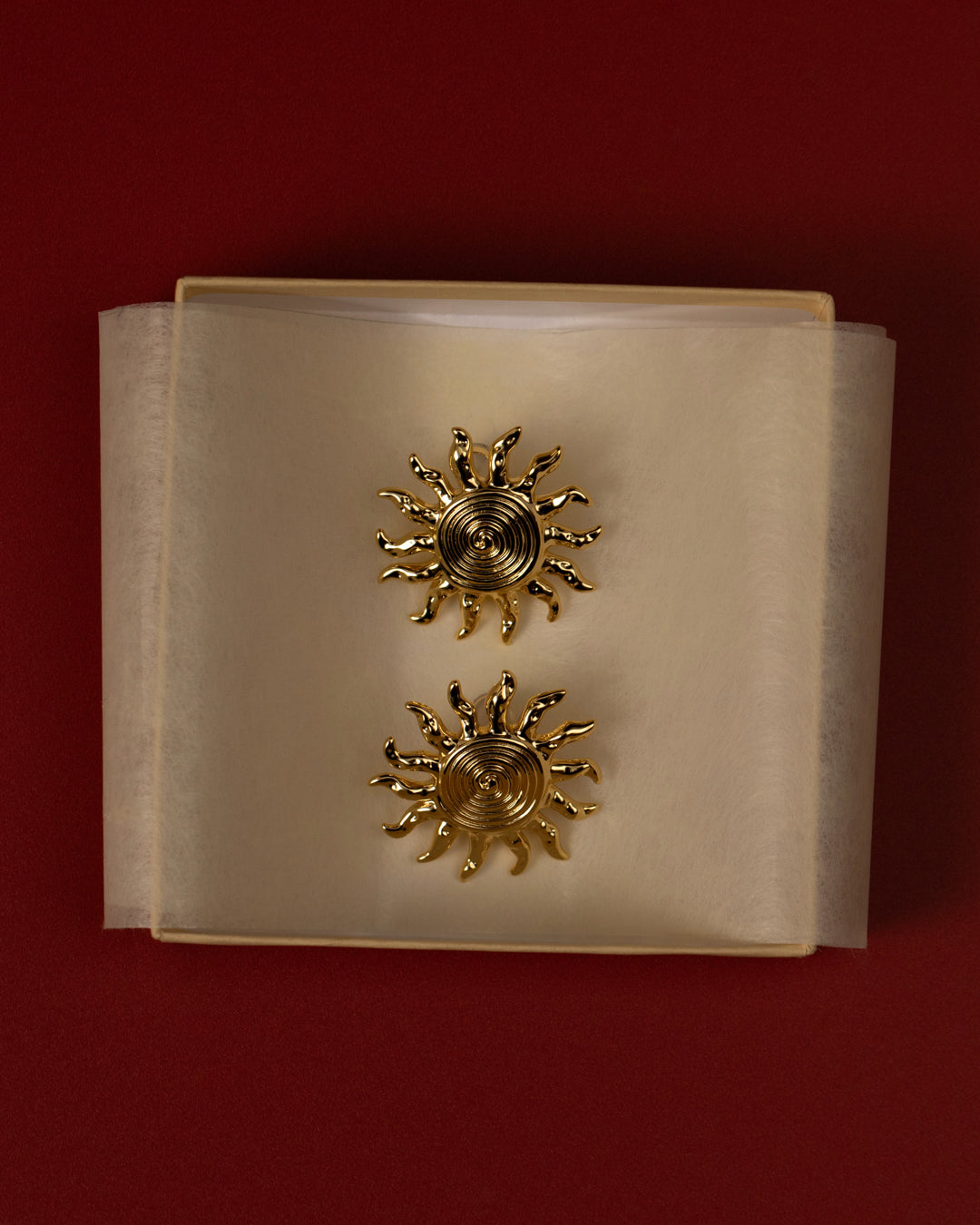 The Ibiza Sun Earrings | Silver