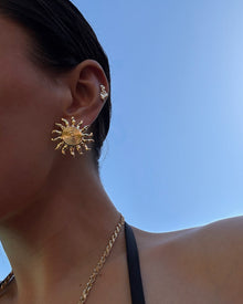 The Ibiza Sun Earrings | Silver