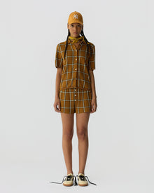 Picnic Plaid Short | Suede Combo