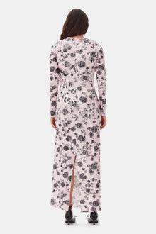 Pink Floral Printed Dress | Corsage