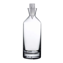 Alba Whisky Bottle - Tall | Clear Crystal/Marble