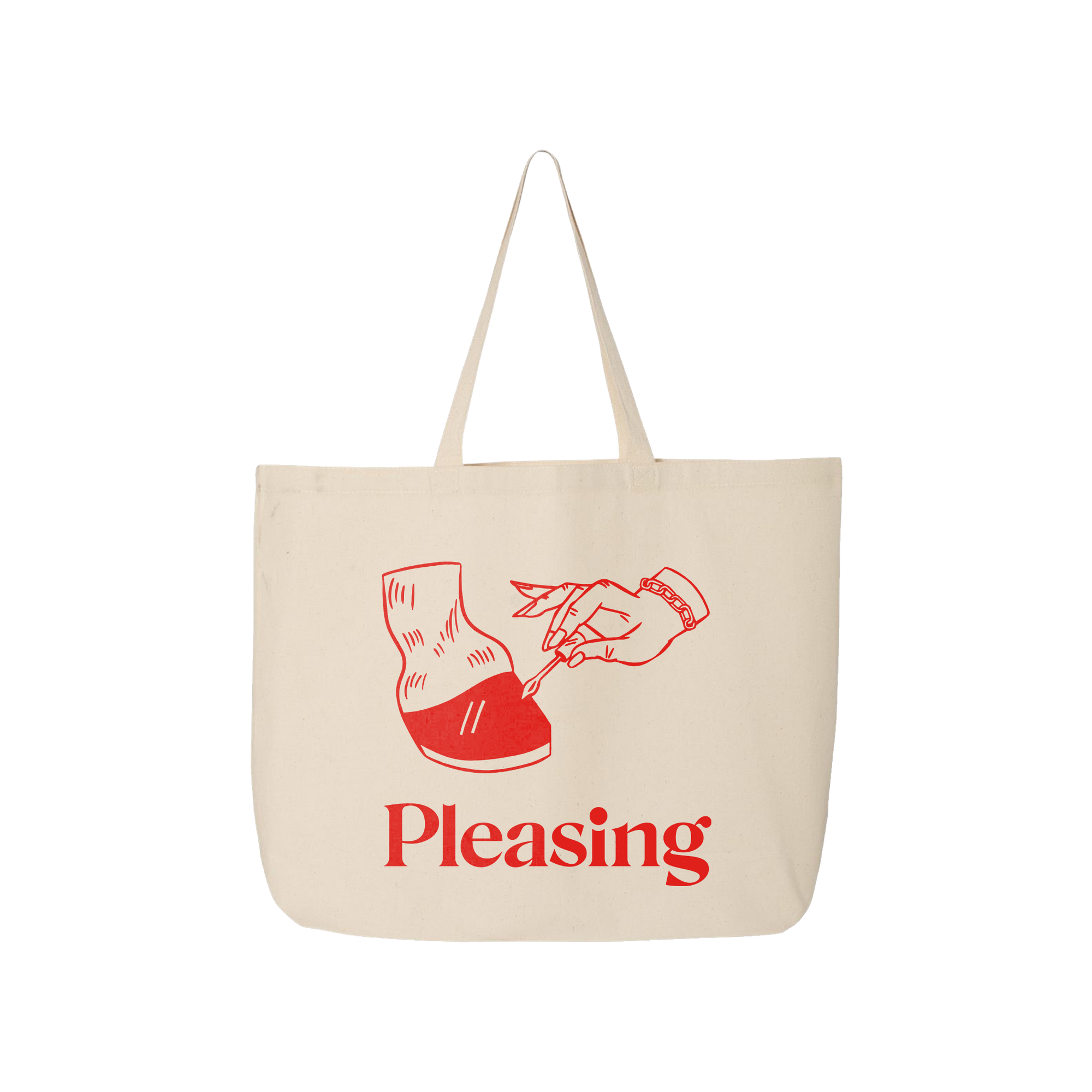 The Polished Pony Canvas Tote | Beige