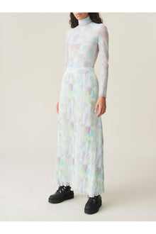 Pleated Maxi Skirt | Bright White