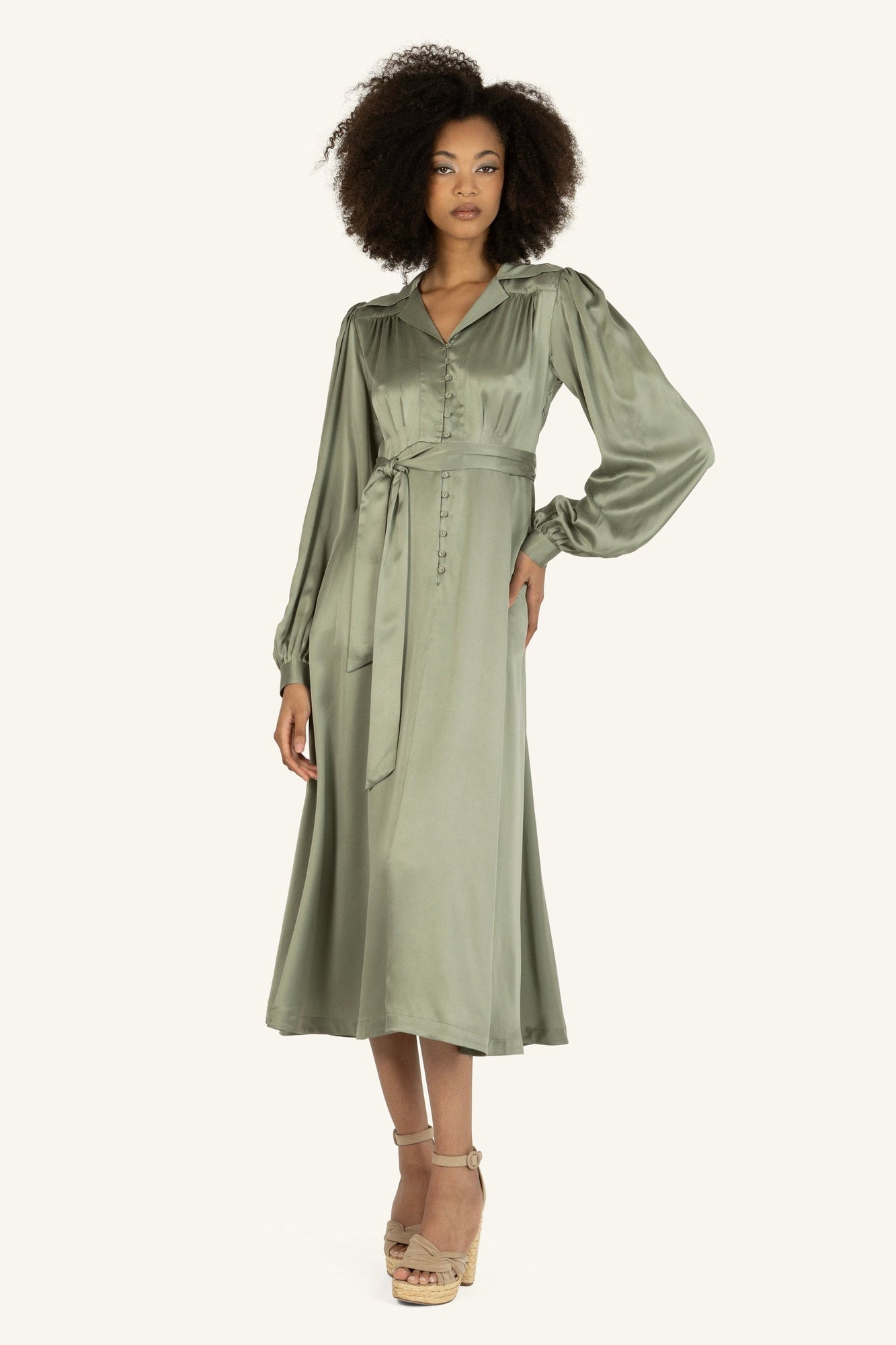 Polly Dress | Laurel Green