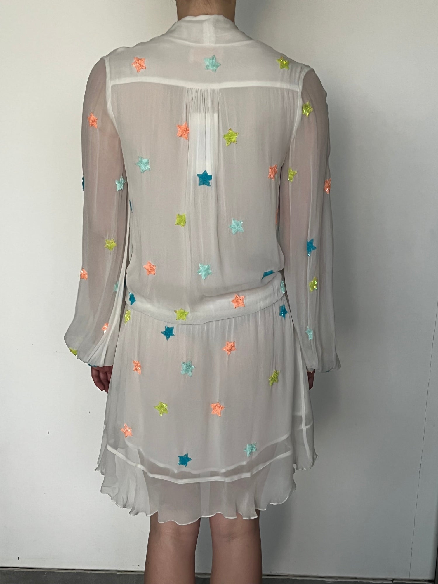 Astra Short Dress | White