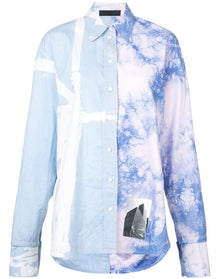 Proenza Schouler | Women | Tie Dye Shirt | Blue