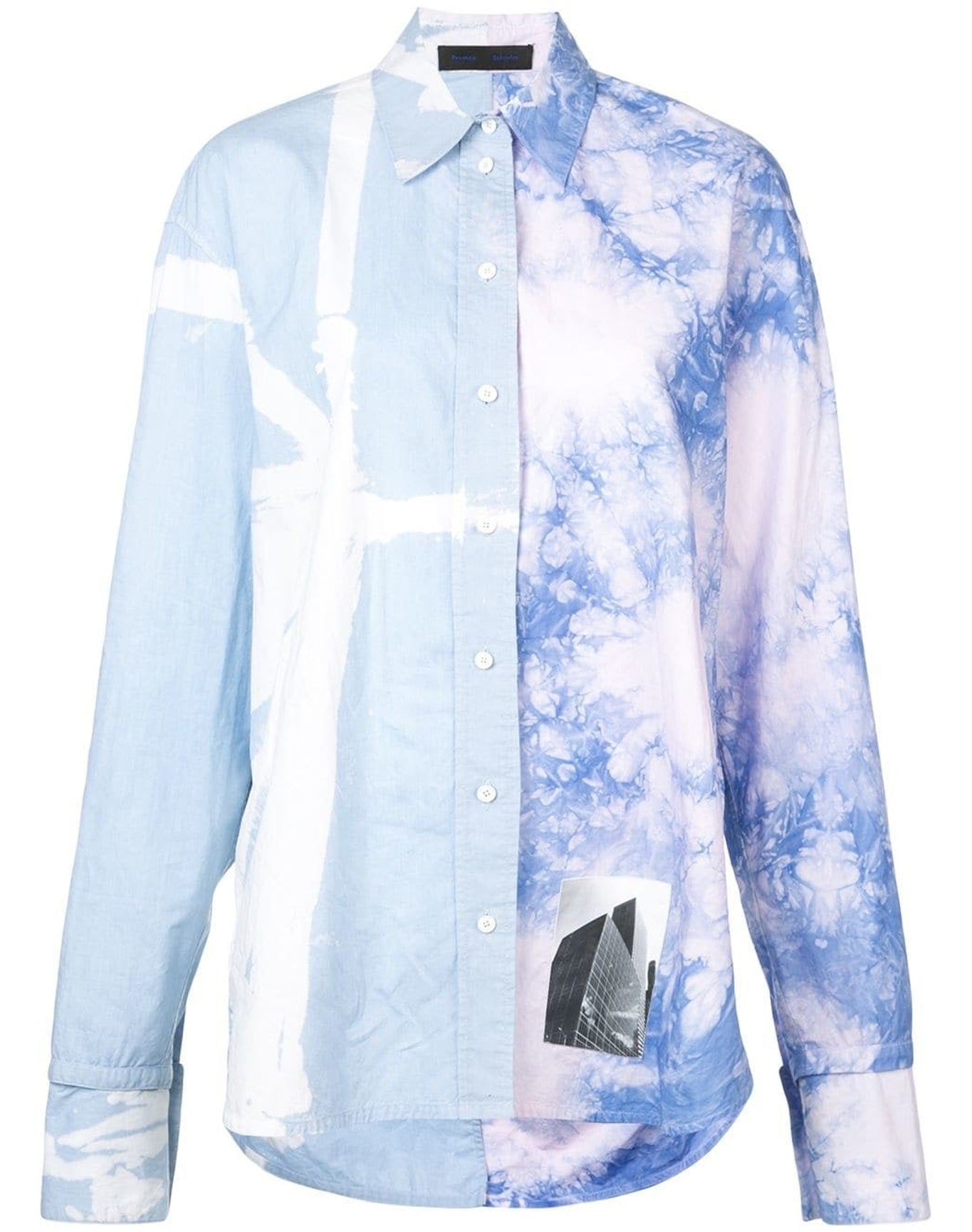 Proenza Schouler | Women | Tie Dye Shirt | Blue