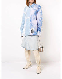 Proenza Schouler | Women | Tie Dye Shirt | Blue