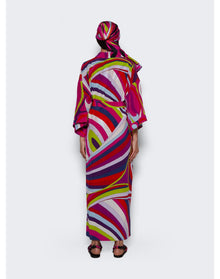 Pucci | Women | Belted Kimono Dress | Fuchsia