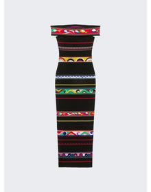 Pucci | Women | Stripe Jacquard Dress | Multicolor