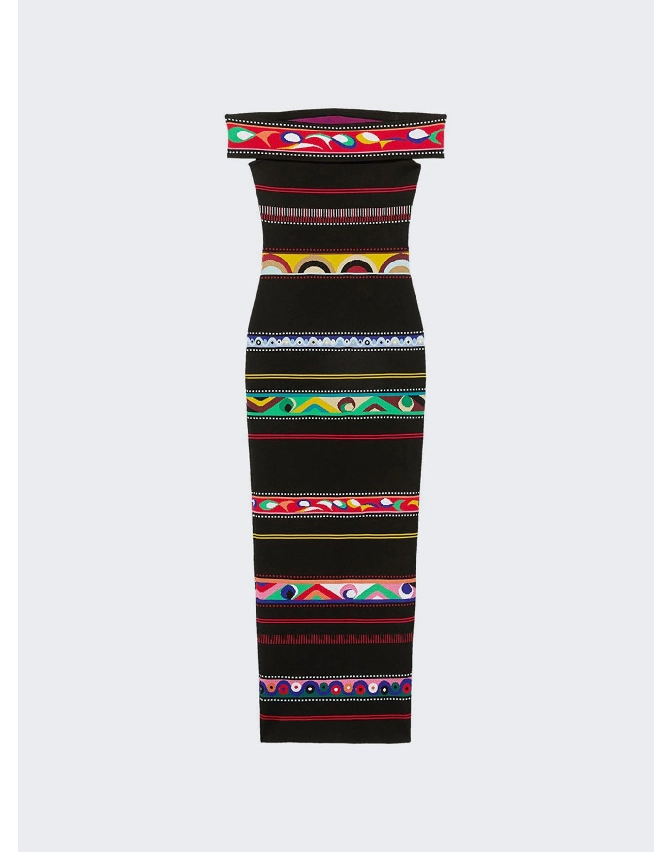 Pucci | Women | Stripe Jacquard Dress | Multicolor