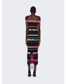 Pucci | Women | Stripe Jacquard Dress | Multicolor
