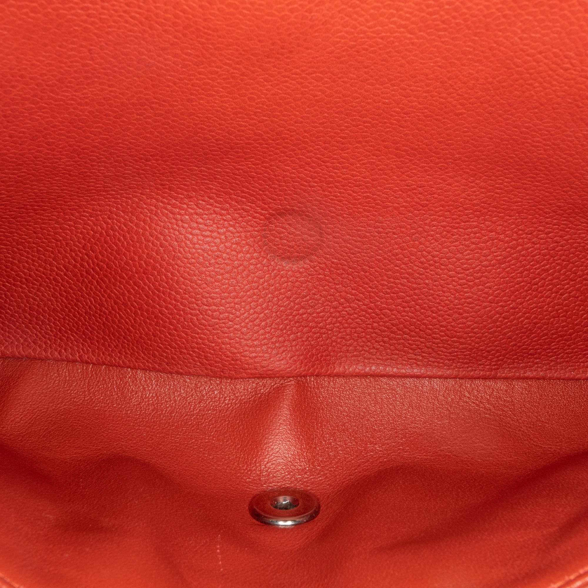 Chanel | Pre-Owned Jumbo Classic Caviar Double Flap | Red