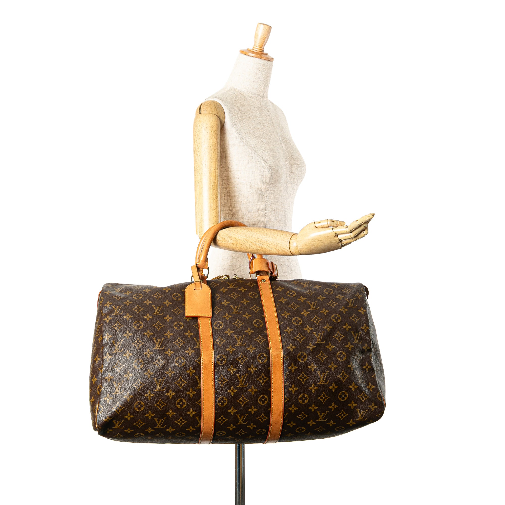 Louis Vuitton | Pre-Owned Monogram Keepall 55 | Brown
