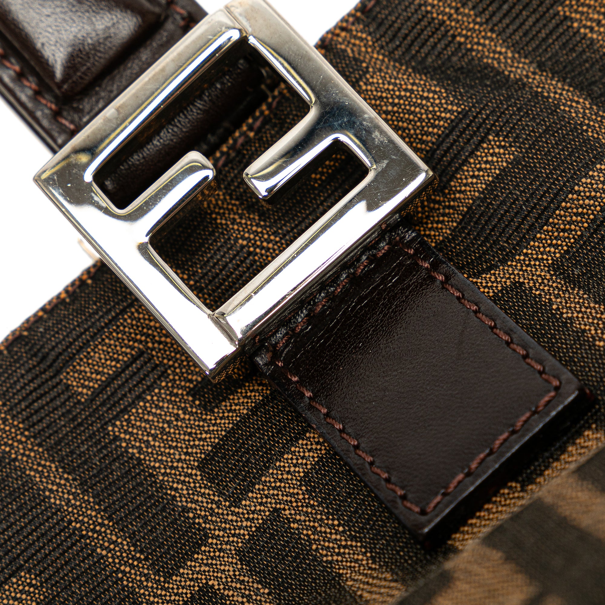 Fendi | Pre-Owned Small Zucca Canvas Twins Tote - II | Brown