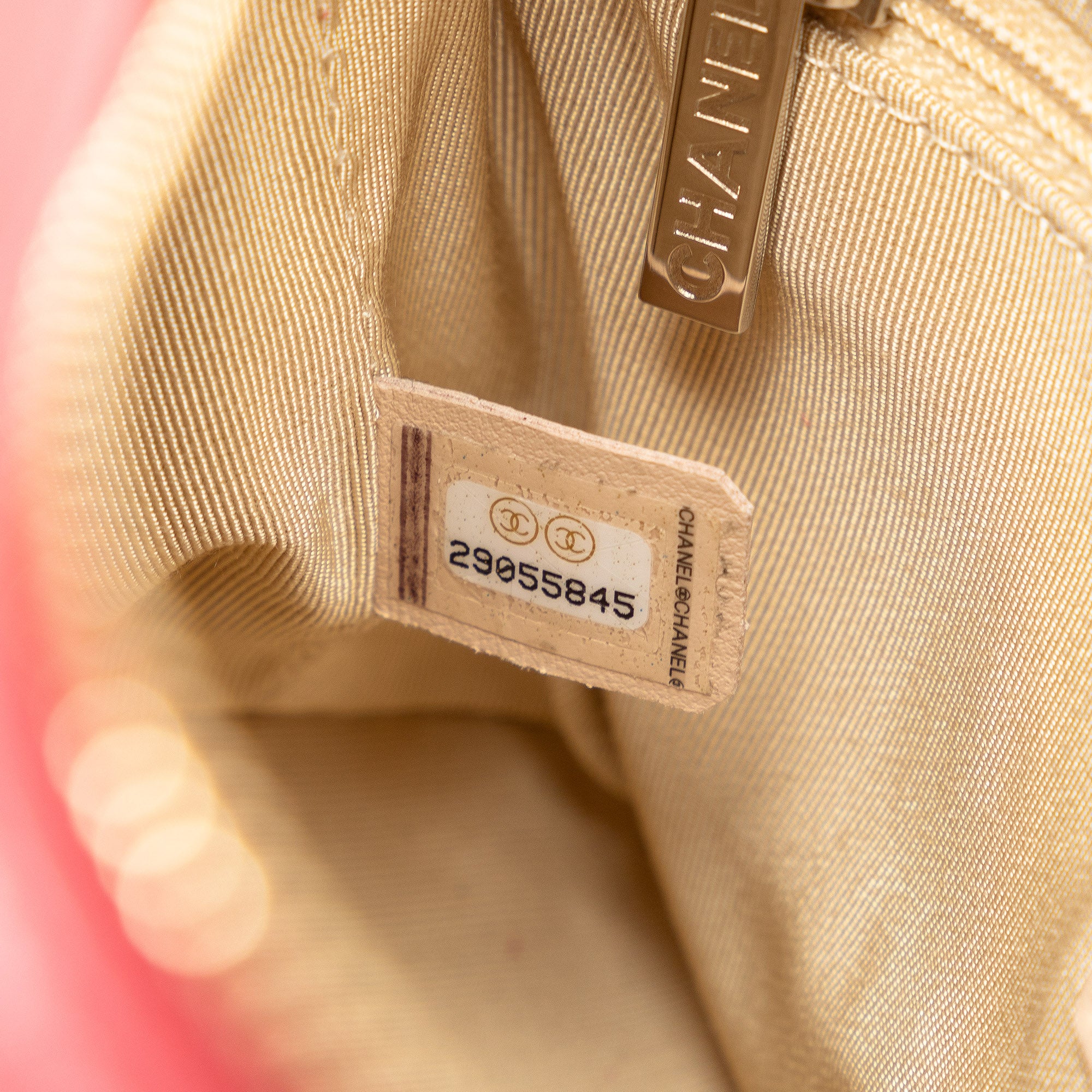 Chanel | Pre-Owned Small Rattan Gabrielle Crossbody | PinkPink