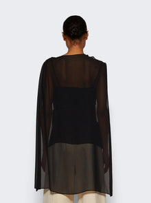 Women | Proenza Schouler | Aurora Top In Chiffon Black