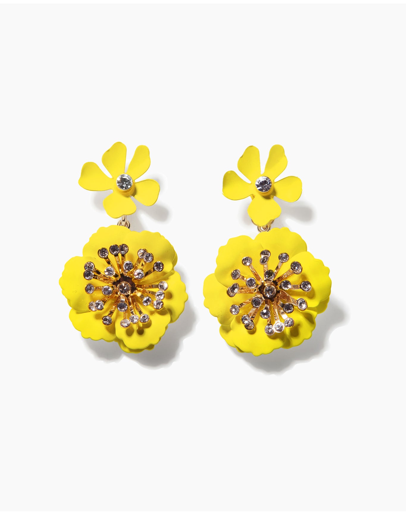 Flower Dangle Earrings | Daffodil
