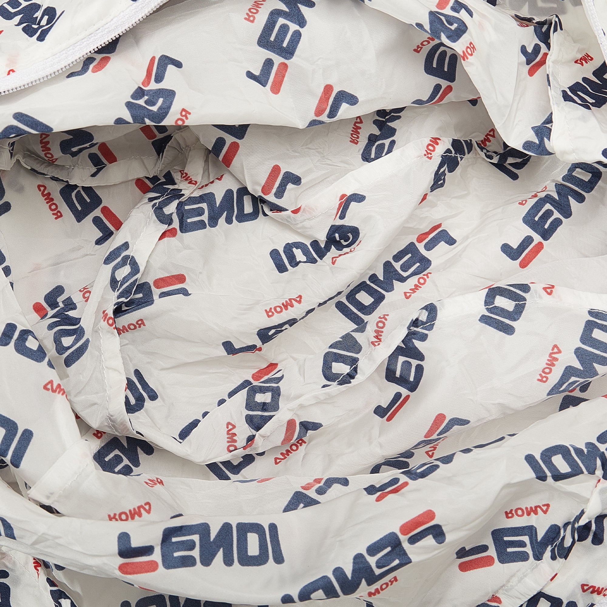 Fendi | Pre-Owned x Fila Mania Packable Backpack - II | White