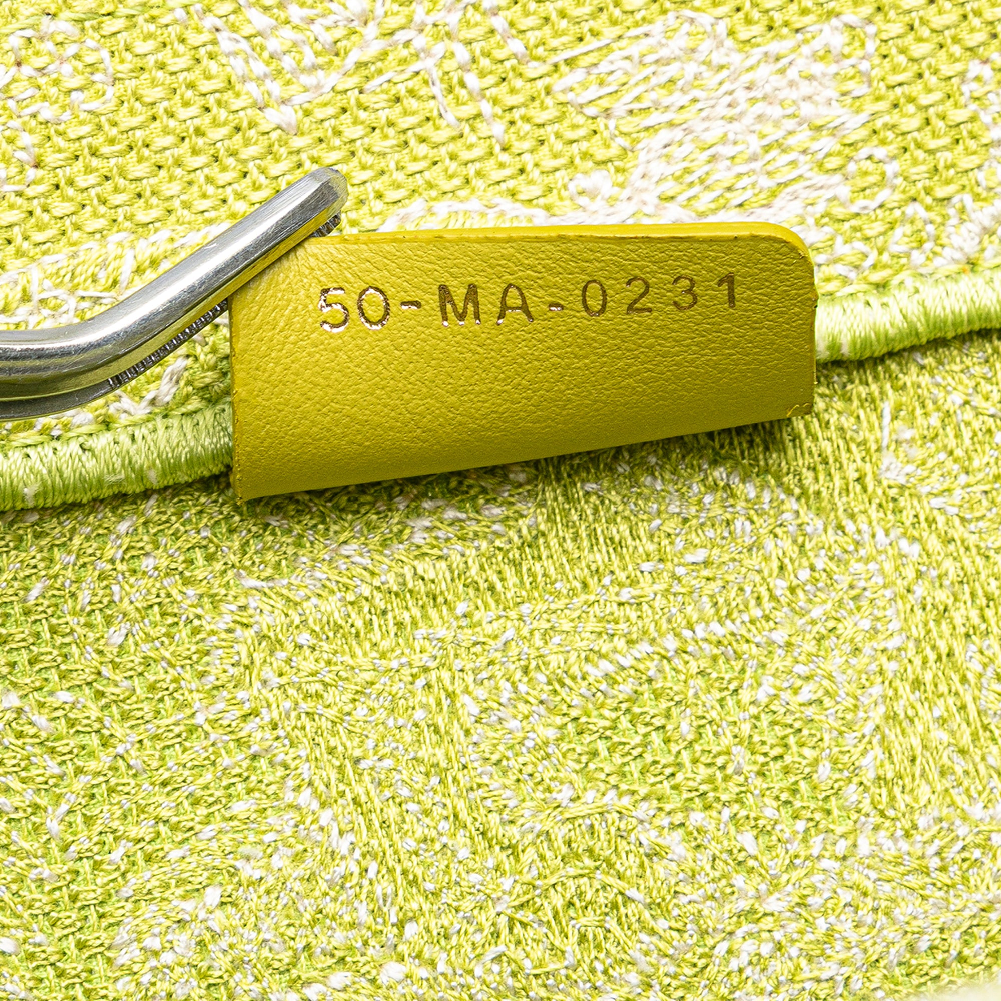 Dior | Pre-Owned Medium Canvas Embroidered Dioriviera Toile De Jouy Book Tote | Green/Light Green