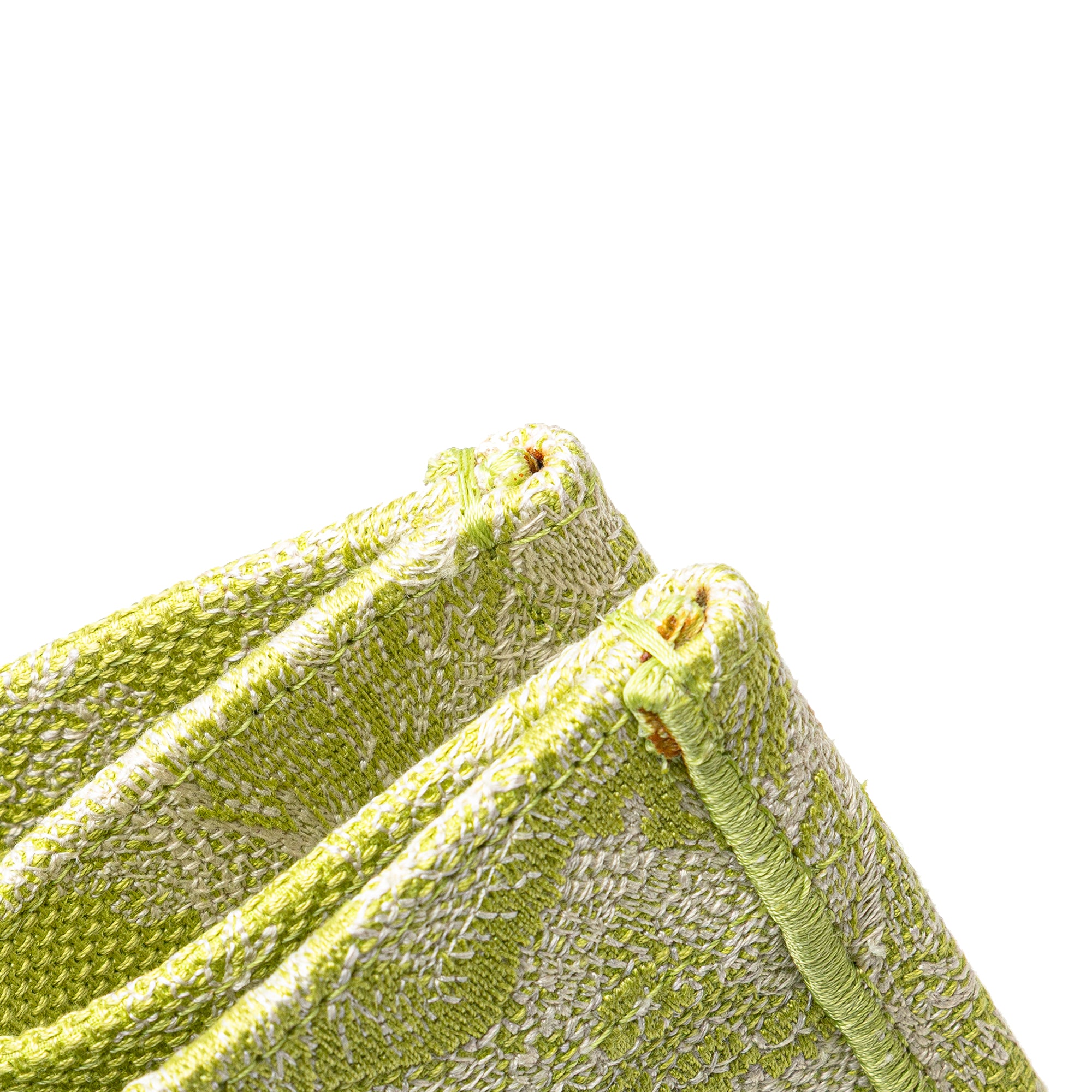 Dior | Pre-Owned Medium Canvas Embroidered Dioriviera Toile De Jouy Book Tote | Green/Light Green