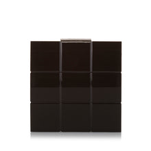 Chanel | Pre-Owned Choco Bar Lucite Perspex Clutch | Black