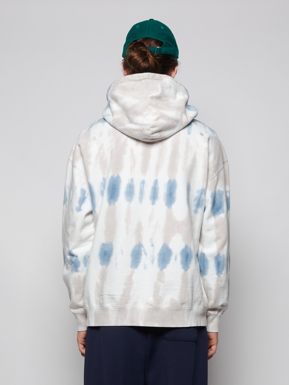 Men | Real Buy | Tie Dye Hooded Sweatshirt And Grey | Blue