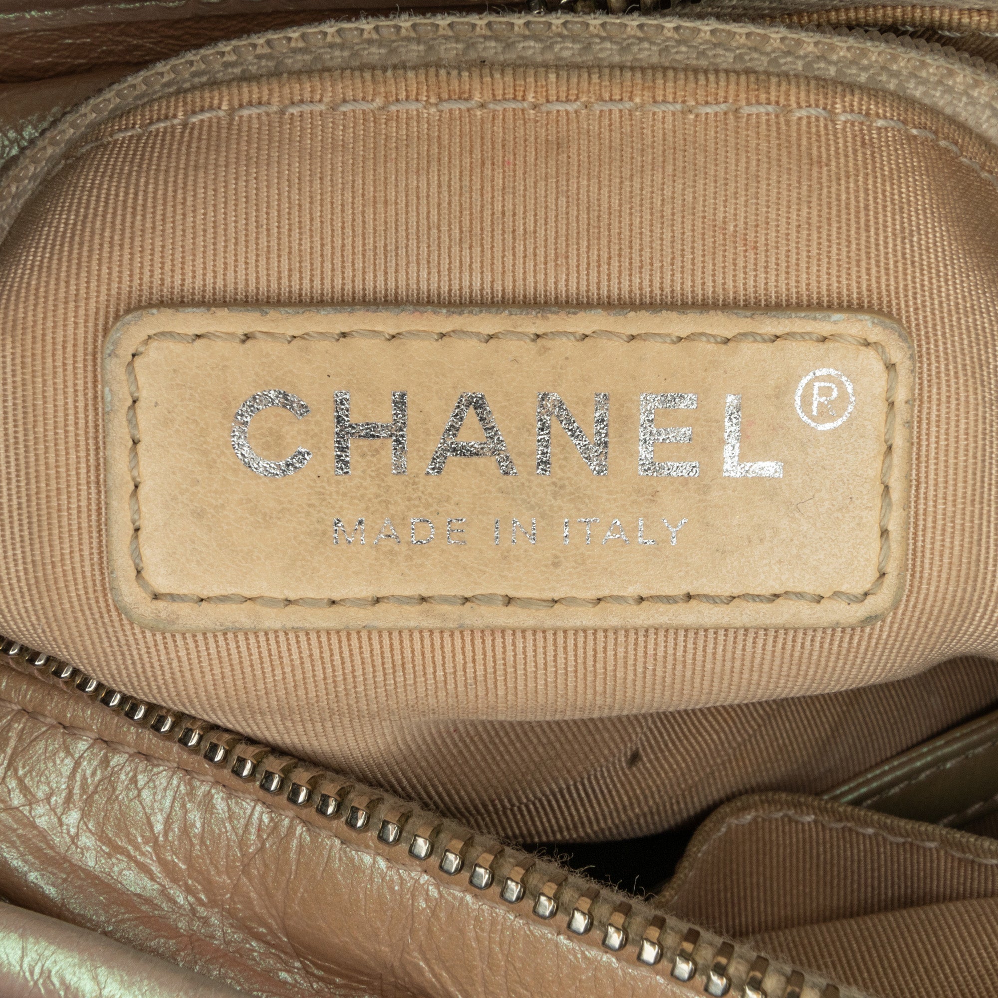 Chanel | Pre-Owned Small Iridescent Gabrielle Crossbody | Pink/Light Pink