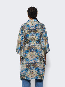 Women | Chufy | Susu Short Robe | Yu Blue