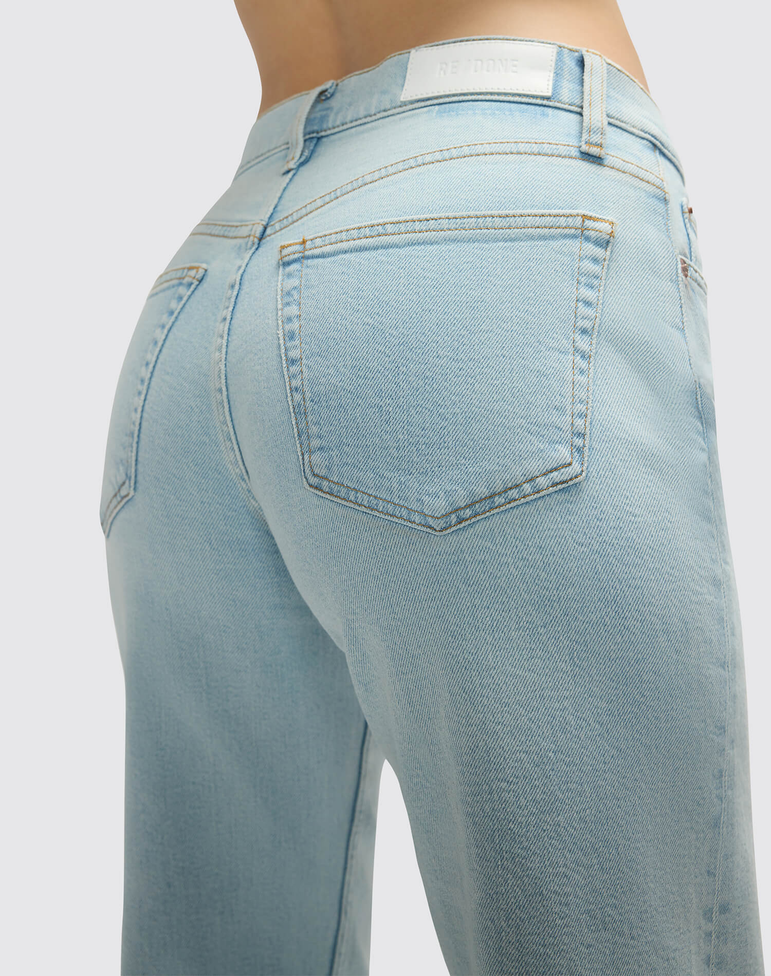 Womens | Comfort Stretch Mid Rise Wide Leg Crop | Ola Indigo