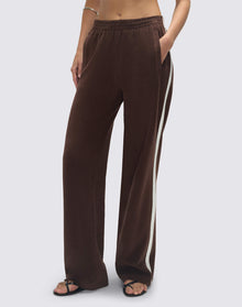 Womens | Terry Track Pant | Brunette