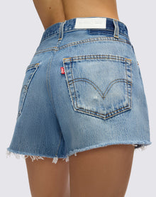 Womens | Levi's A Frame Short | Indigo