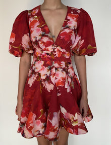 Short Dress | Burgundy Mix