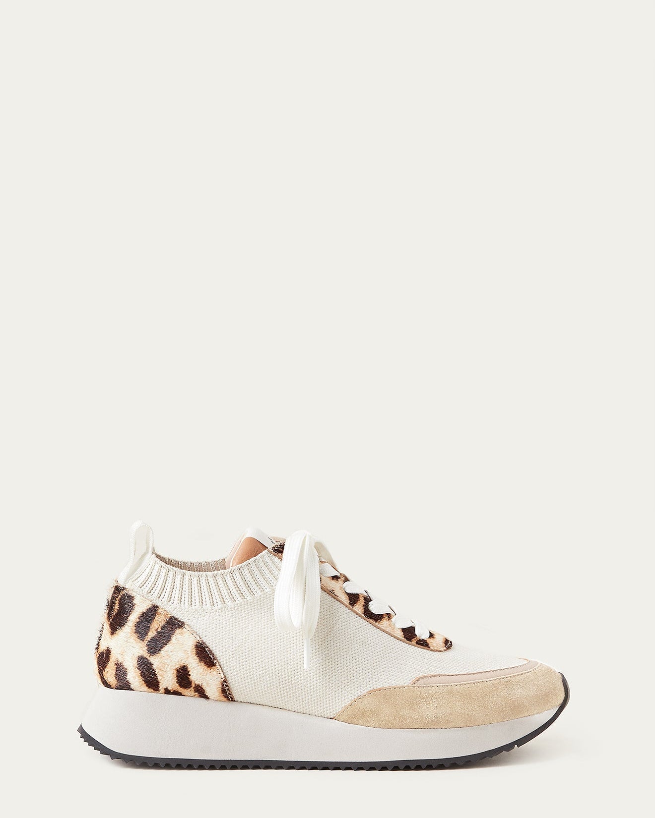 Lace Up Sneaker | Mocha Haircalf/Tan
