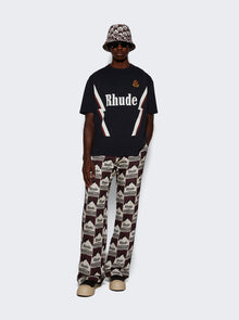 Men | Rhude | Moonlight Bordeaux Pj Pant Maroon And Off White