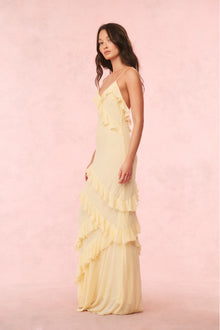 Rialto Pastel Maxi Dress | Citron
