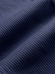 Racerback Bra in Ribbed Melt | True Navy