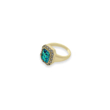 The Ice Tears Cocktail Ring Blue (Smith & Cult X Argento Vivo) | 14K Yellow Gold-Plated