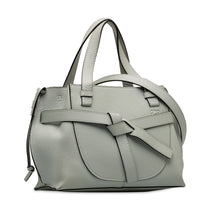 Loewe | Pre-Owned Mini Gate Top Handle Satchel | Gray/Light Gray