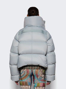 Women | Rick Owens | Funnel Neck Jacket | Pale Blue