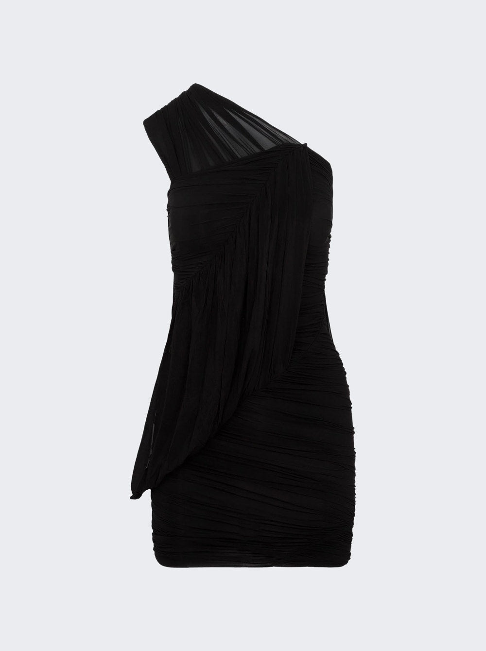 Women | Rick Owens | Edfu One-shoulder Mini Dress | Black