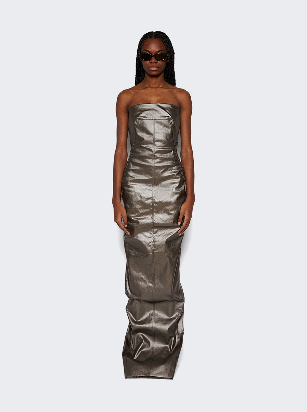 Rick Owens | Bustier Gown Gun Metal | Grey